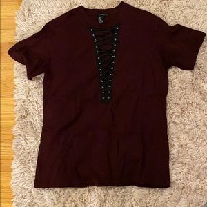 Dark purple t shirt